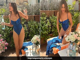 Sofia Vergara Bids Italy A Very Stylish Goodbye Wearing A Leopard Print Swimsuit Sofia Vergara Bids Italy A Very Stylish Goodbye Wearing A Leopard Print Swimsuit