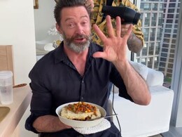 Actor Hugh Jackman Enjoys Cheat Meal At Gordon Ramsay's Restaurant