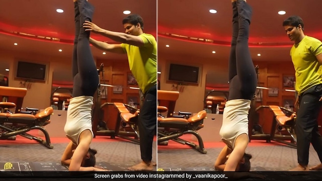 Leg Raises, Dumbbell Twists And More: Peek Into Vaani Kapoor's "Back On Pace" Workout