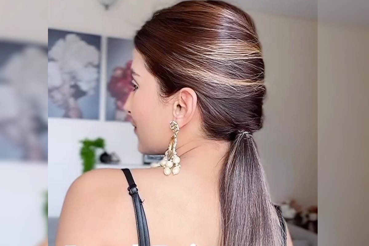 Perfect French Twist Ponytail: Shalini Samuel Shares a Hack