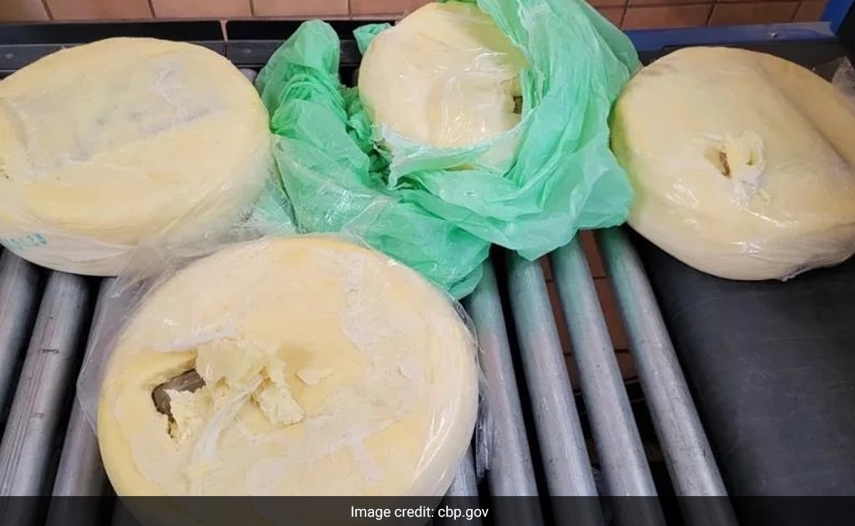 8 Kg Of Cocaine Hidden Inside Cheese Wheels Seized By US Custom Officials