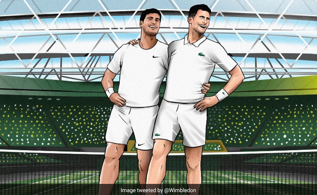 Wimbledon's Poster Of Carlos Alcaraz, Novak Djokovic Performing "Naatu Naatu" Step Goes Viral