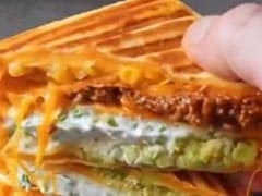 Viral Hack To Make Delicious Multi-Layered Wrap Gets 8.6 Million Views Viral Hack To Make Delicious Multi-Layered Wrap Gets 8.6 Million Views