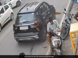 Video Shows Car Running Over Stray Dog In Delhi Video Shows Car Running Over Stray Dog In Delhi