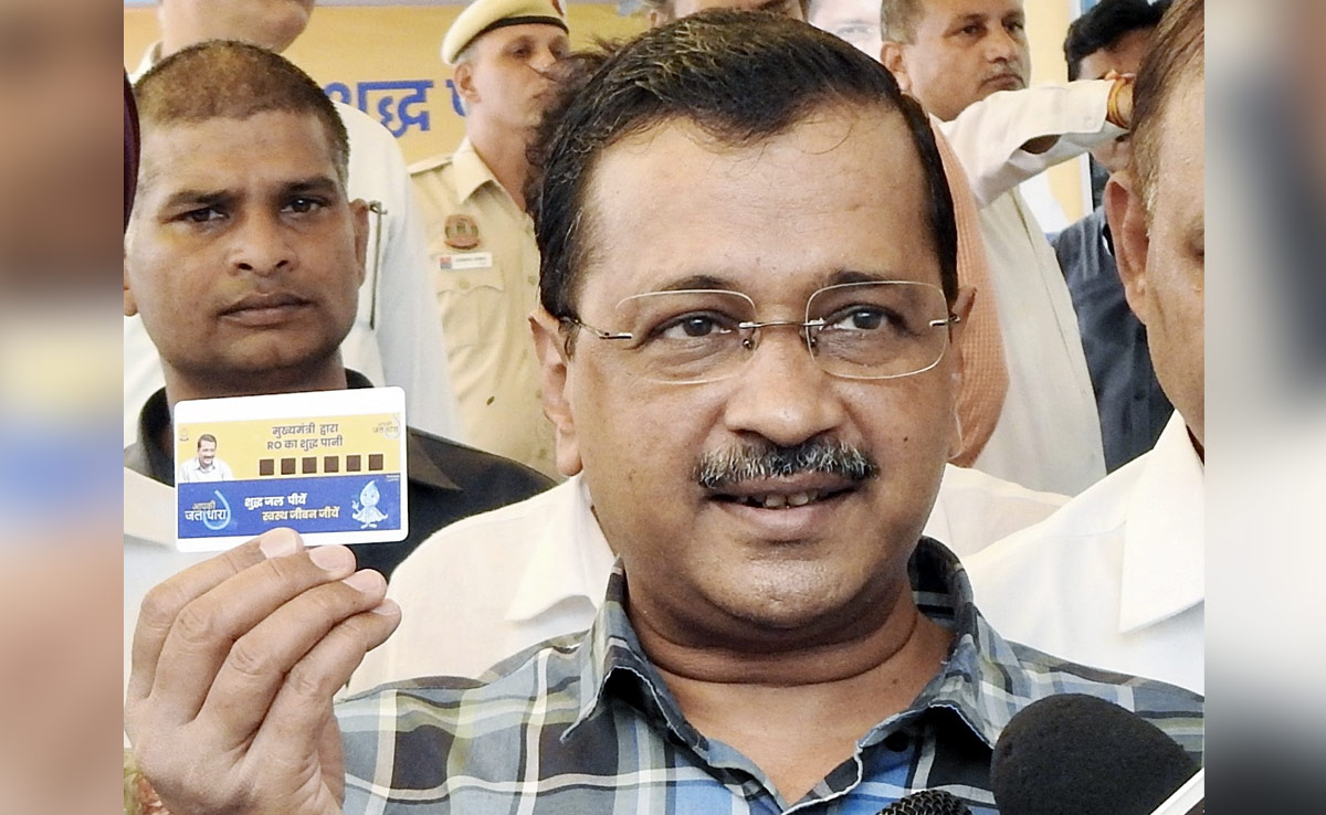 AAP To Install 500 ATMs To Supply Drinking Water In Delhi: Arvind Kejriwal