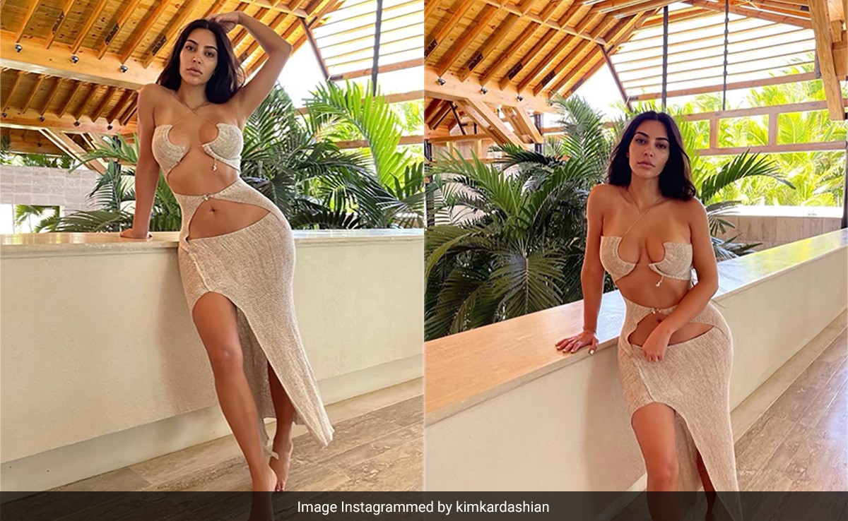 Throwback To When Kim Kardashian Picked A Sassy Knitwear Outfit From An Indian Designer