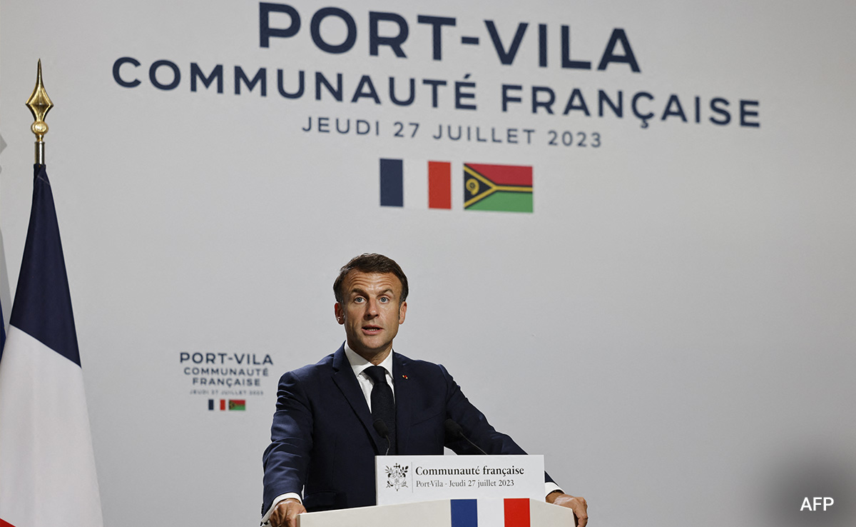 Saving Hostages Held By Hamas In Gaza Must be "First Objective", Says Macron