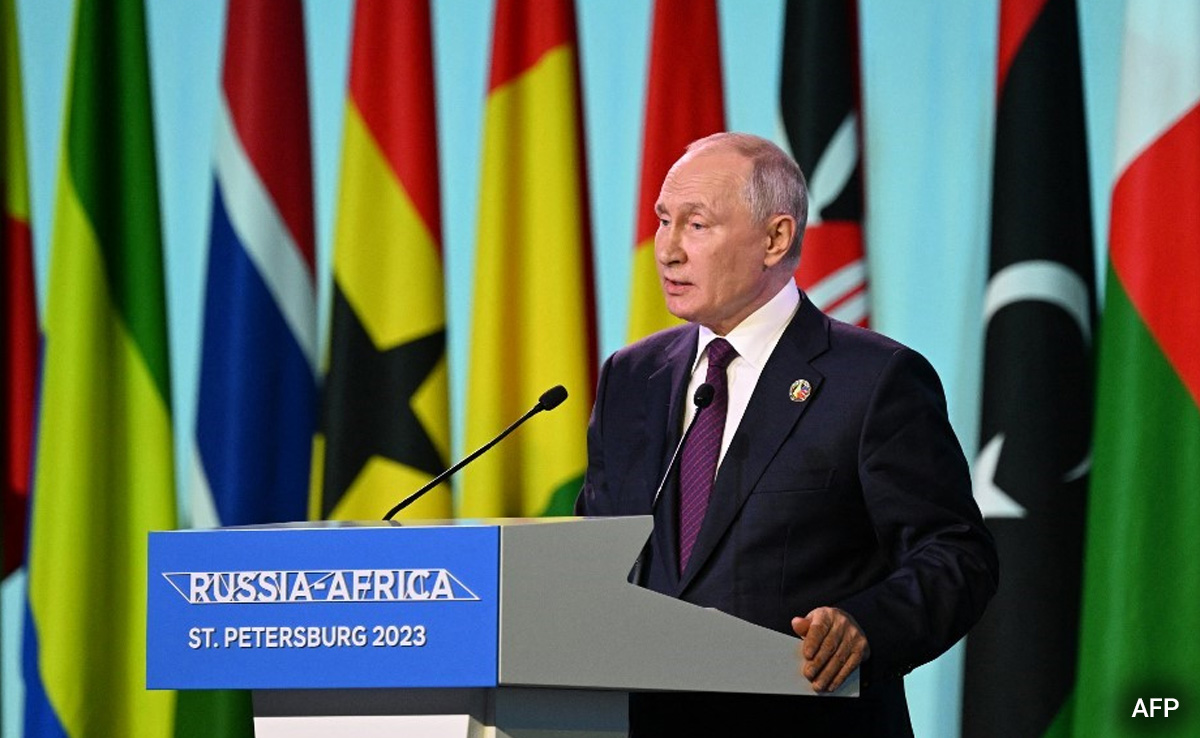 "We Cannot Cease Fire When...": Putin On African Peace Plan For Ukraine