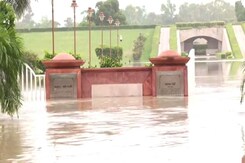 Ground Report: Flood Water Covers Delhi's Iconic Rajghat, Nameplate Submerged Ground Report: Flood Water Covers Delhi's Iconic Rajghat, Nameplate Submerged