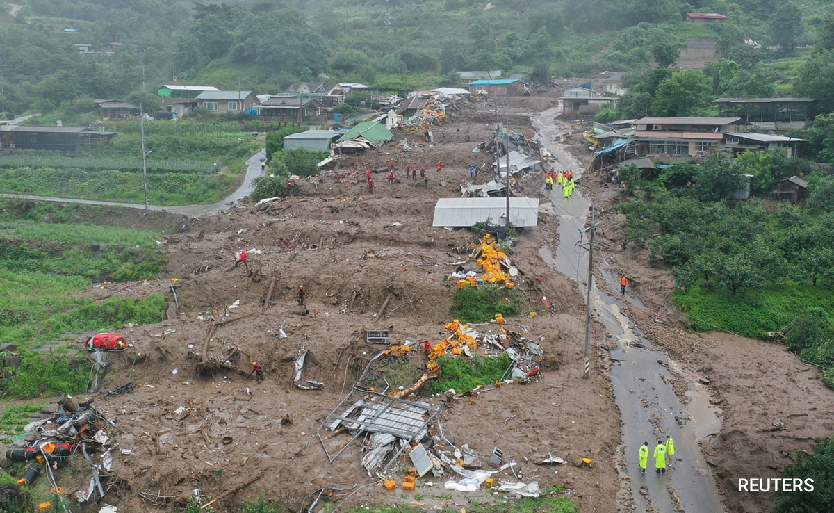 Over 20 Killed In South Korea Due To Landslides, Floods; 14 Still Missing
