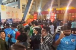 Electric Atmosphere As India Take On Kuwait In SAFF Championship Final Electric Atmosphere As India Take On Kuwait In SAFF Championship Final