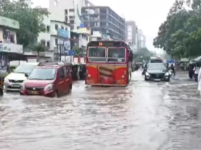Heavy Rainfall Leads To Waterlogging In Parts Of Navi Mumbai