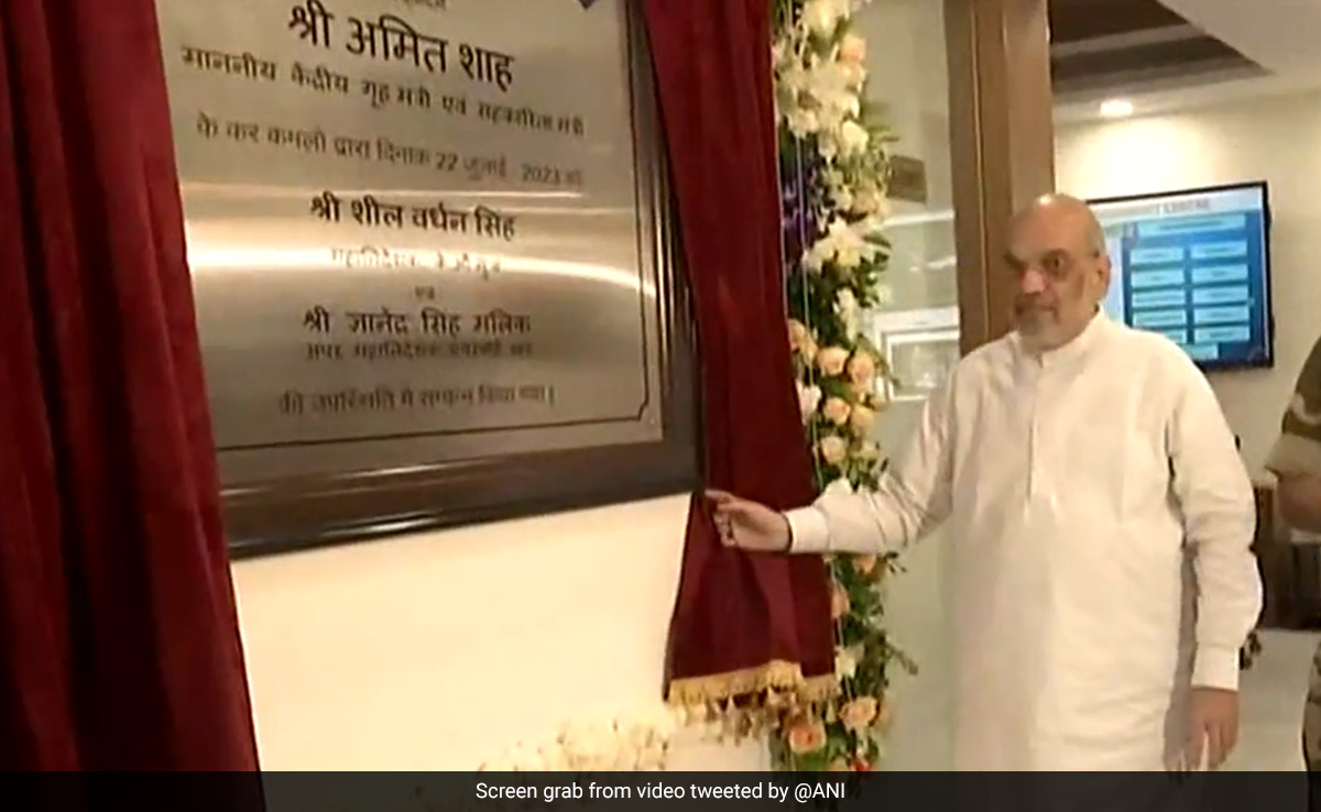 Amit Shah Inaugurates Aviation Security Control Centre For 66 Airports