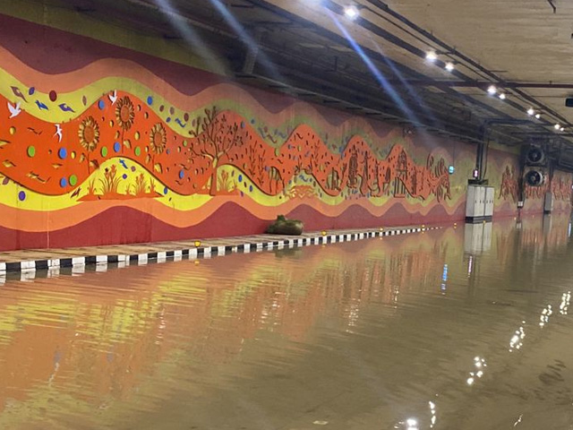 Delhi's Pragati Maidan Tunnel Closed Due To Waterlogging