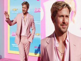 Ryan Gosling's Pendant With His Pink Suit Stylishly Pays Tribute To Eva Mendes Ryan Gosling's Pendant With His Pink Suit Stylishly Pays Tribute To Eva Mendes