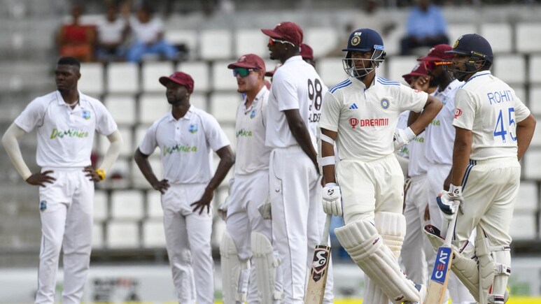 WI vs IND, 1st Test, Day 1: रोहित और जायसवाल ने दी भारत को ठोस शुरुआत, विंडीज को 150 पर समेटा