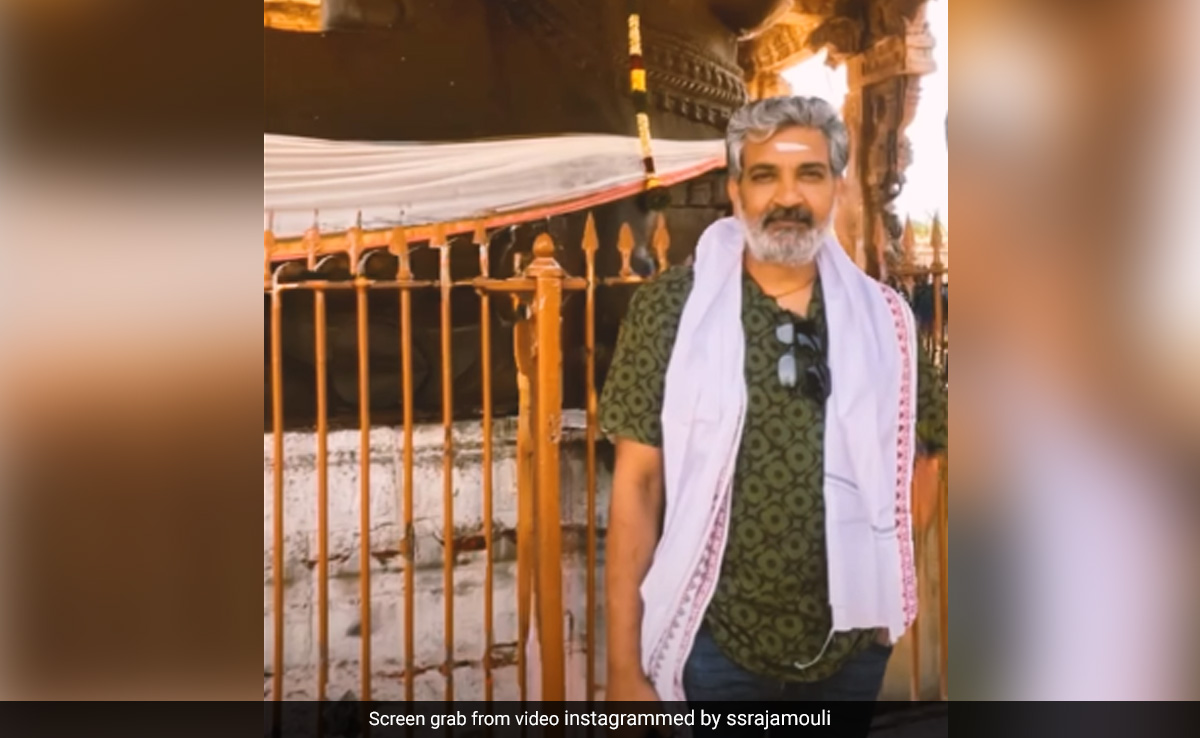 Glimpses Of SS Rajamouli's "Soul-Stirring" Temple Run