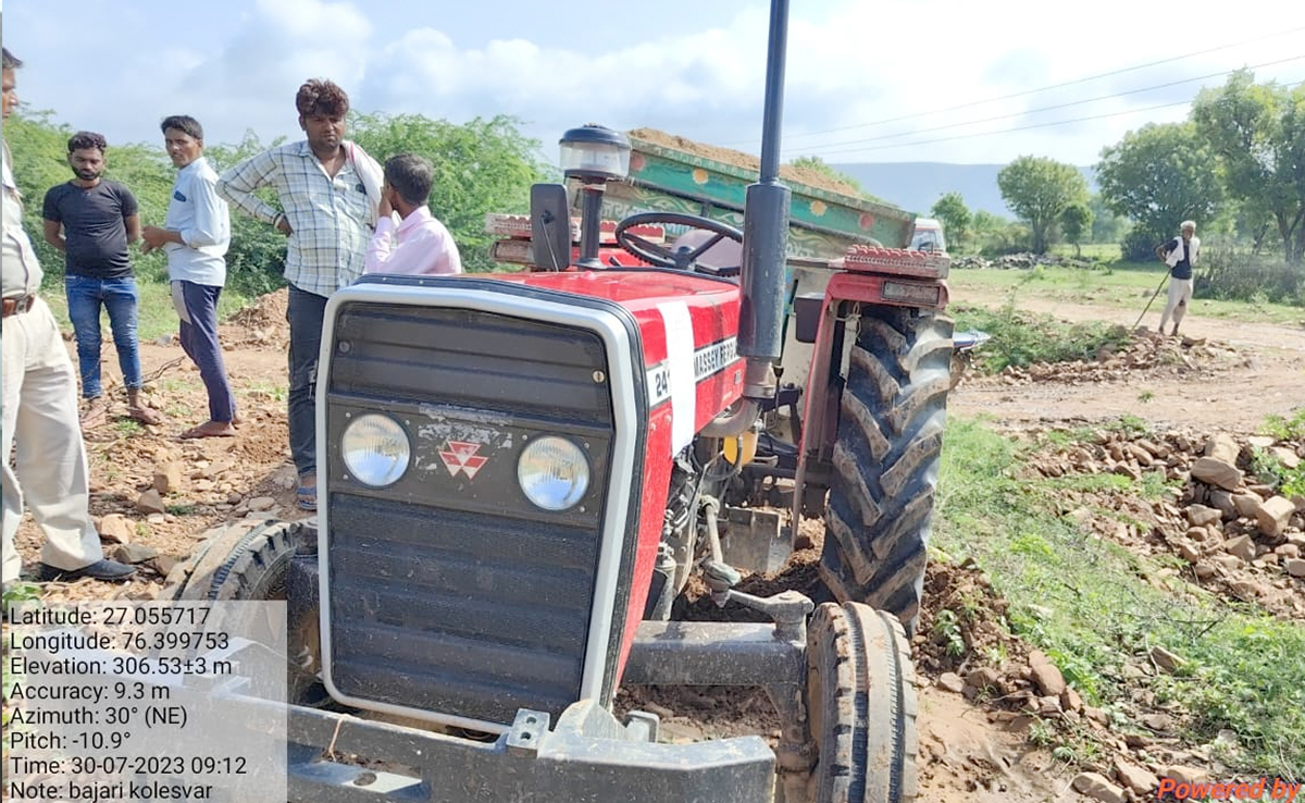 अवैध खनन माफियाओं की दंबगई, वन विभाग द्वारा जब्त ट्रैक्टर को जबरन लेकर हुए फरार