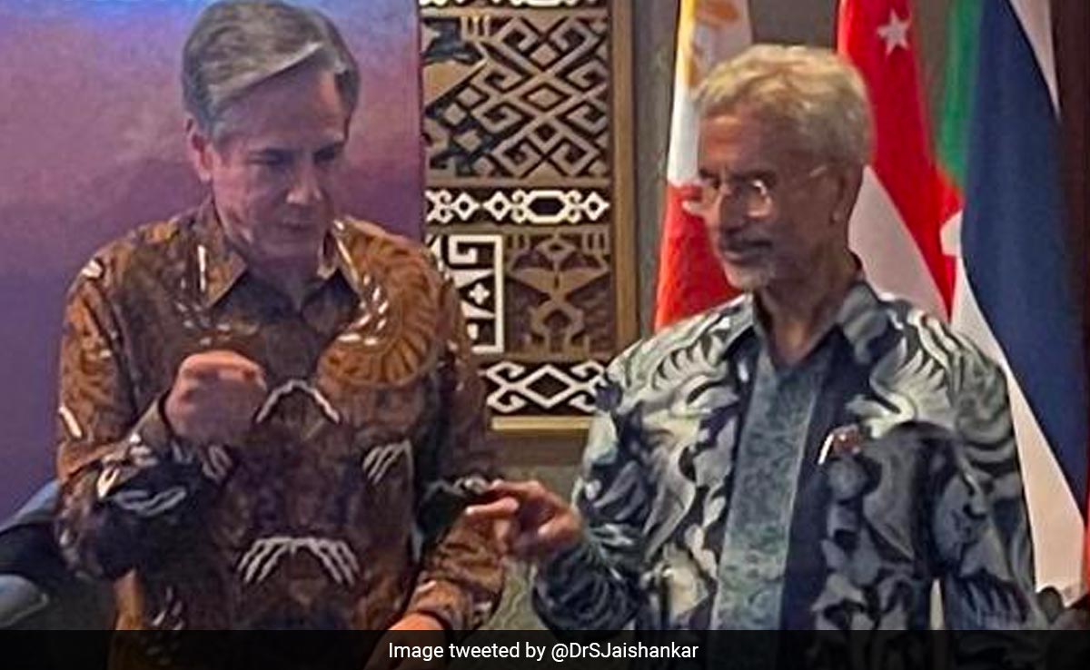 S Jaishankar, Antony Blinken Discuss Indo-Pacific Issue At Indonesia ASEAN Meet