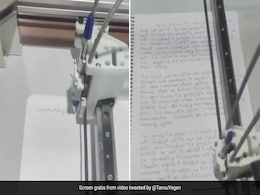 VIDEO: स्टूडेंट ने मशीन से पूरा करा लिया प्रोजेक्ट वर्क, हैंड राइटिंग देख टीचर्स भी हुए कंफ्यूज VIDEO: स्टूडेंट ने मशीन से पूरा करा लिया प्रोजेक्ट वर्क, हैंड राइटिंग देख टीचर्स भी हुए कंफ्यूज