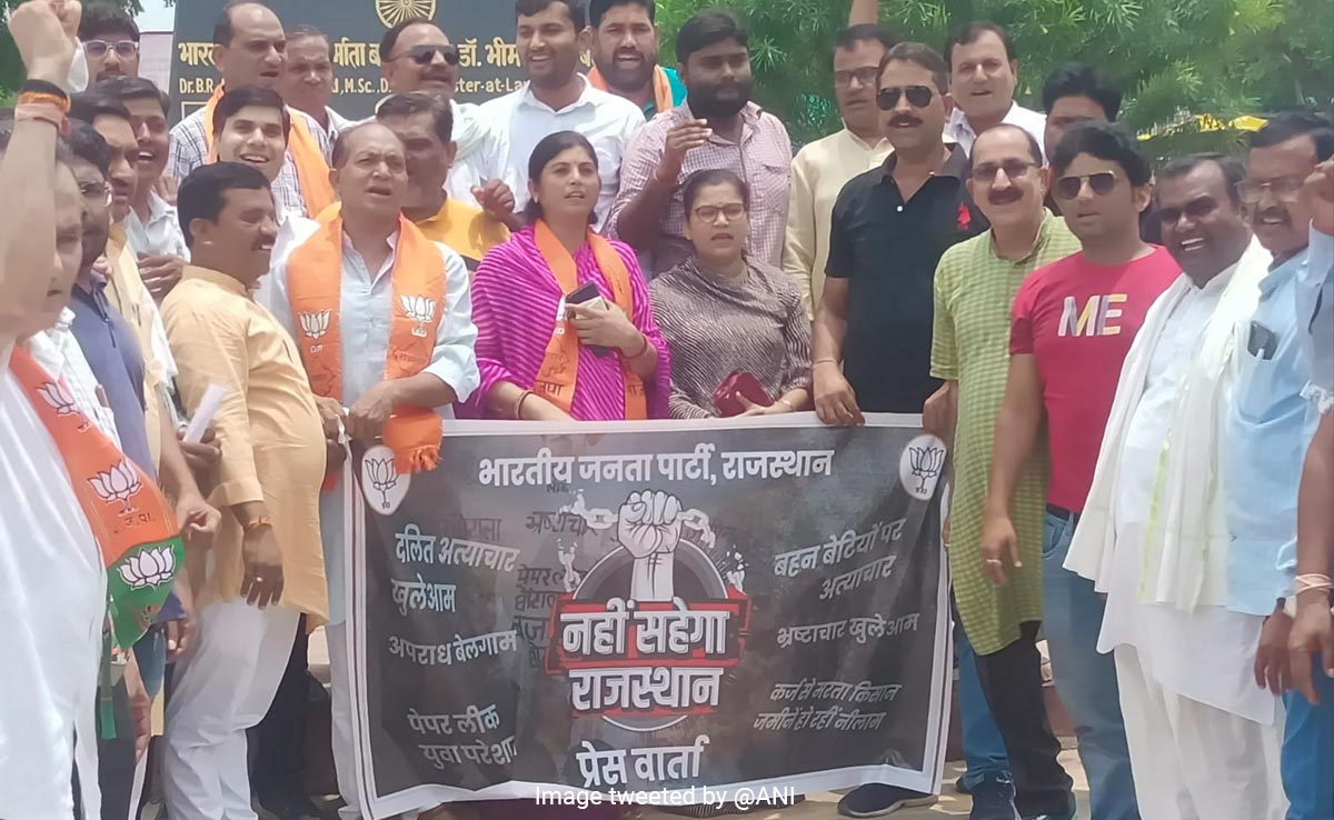 BJP  ने शुरू किया 'नहीं सहेगा राजस्थान' अभियान, कांग्रेस सरकार पर जमकर बरसी भाजपा