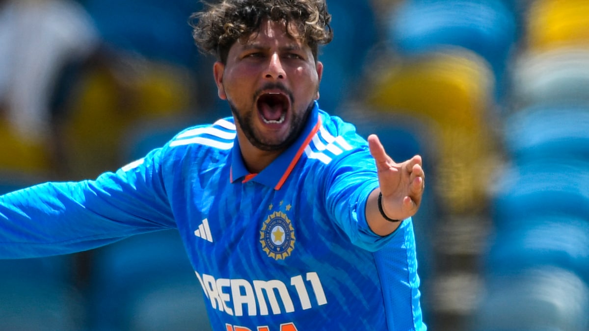 Kuldeep Yadav Creates History In West Indies With Four-Wicket Haul In First ODI