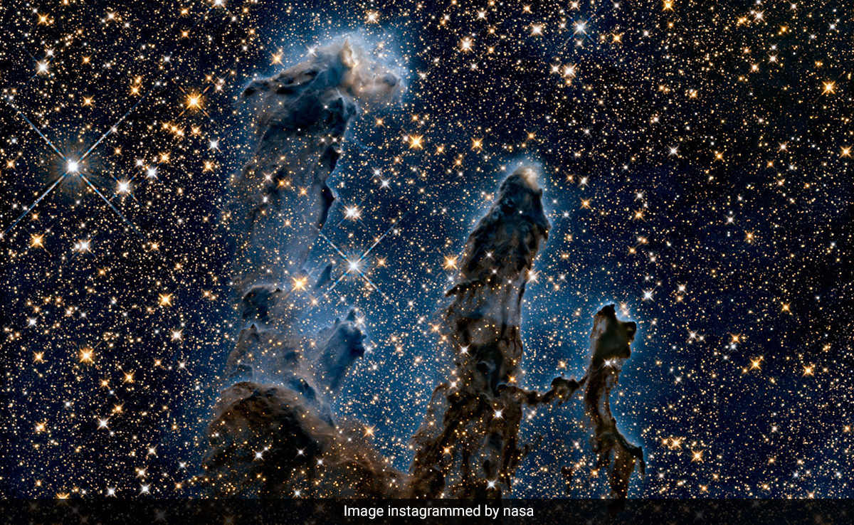 "Starry Pillar Of Creation": NASA Shares Iconic Image Of Eagle Nebula