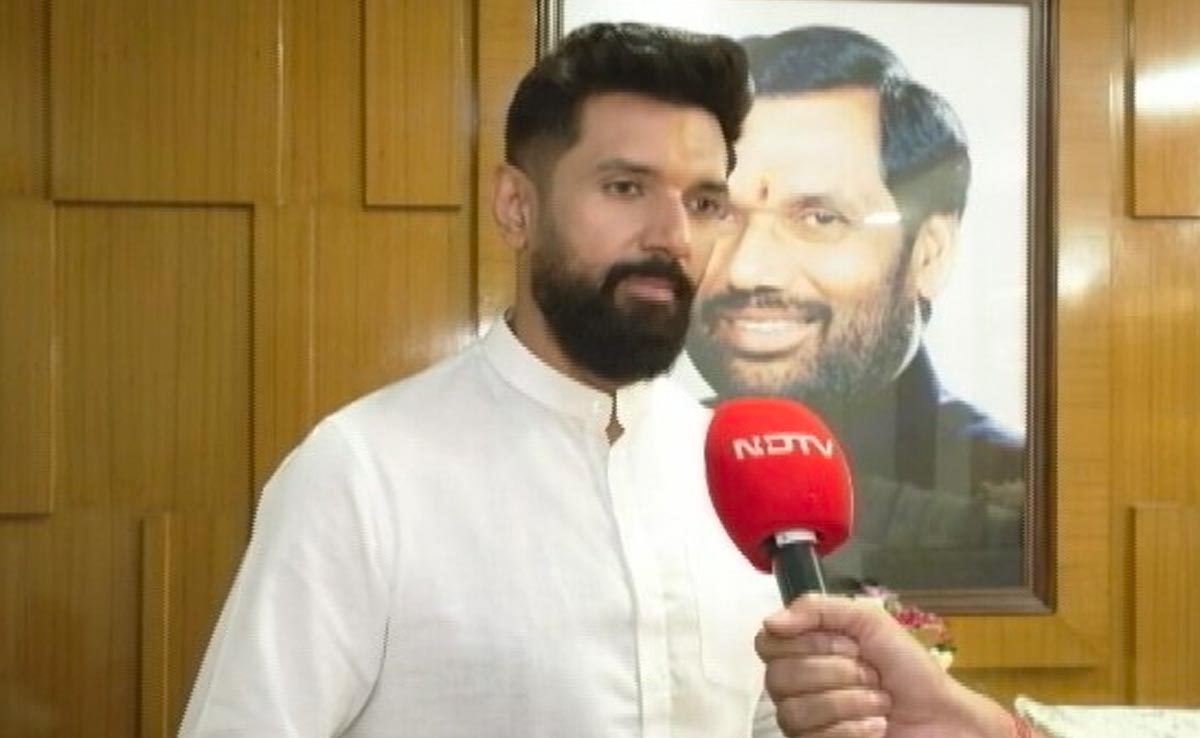 Chirag Paswan's Message To Uncle Amid Fight For Bihar Seat Nomination