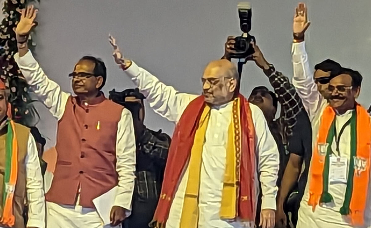 "डबल इंजन की सरकार मध्यप्रदेश को देश का नंबर-1 राज्य बनाएगी" - इंदौर में बोले गृहमंत्री अमित शाह