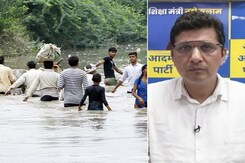 "Calamity Not An Adventure": Delhi Minister's Warning To People Swimming In Floodwaters "Calamity Not An Adventure": Delhi Minister's Warning To People Swimming In Floodwaters