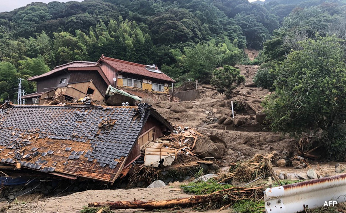 One Dead Due To Landslide In Japan. "Heaviest Rain Ever" Alert Issued
