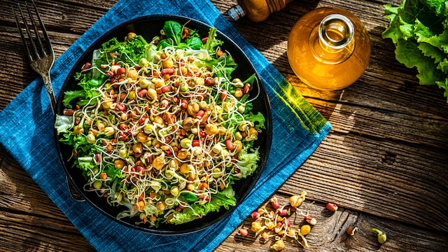 Sprouts are high in protein, fibre, and essential minerals & support heart health