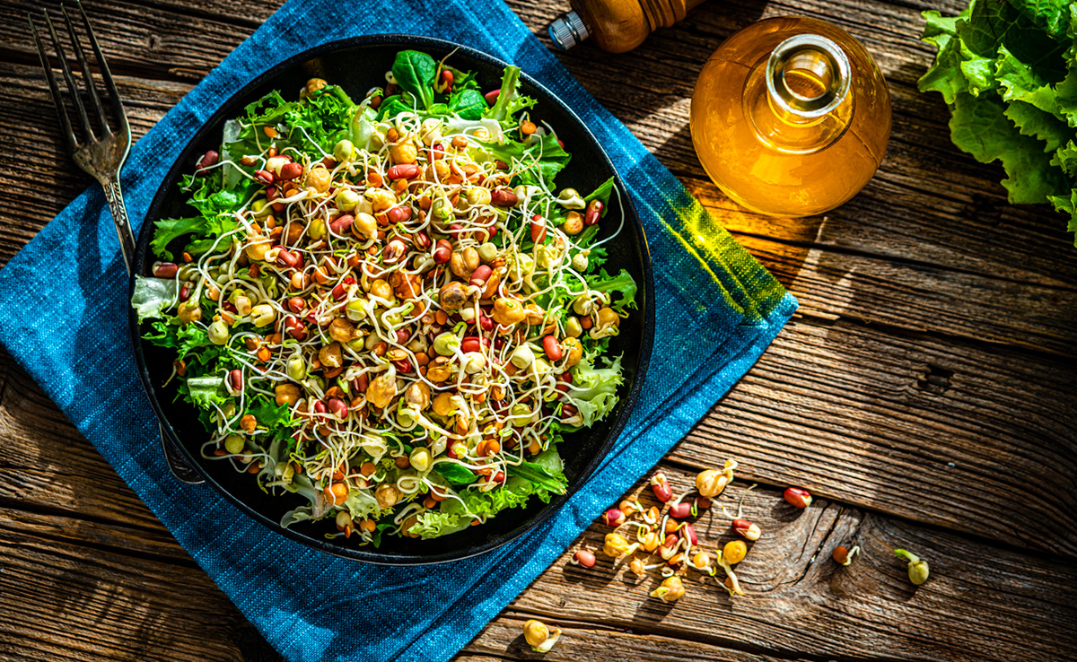 Sprouts are high in protein, fibre, and essential minerals & support heart health