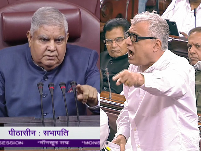 "You're Challenging The Chair": Vice President Warns Derek O'Brien In Rajya Sabha