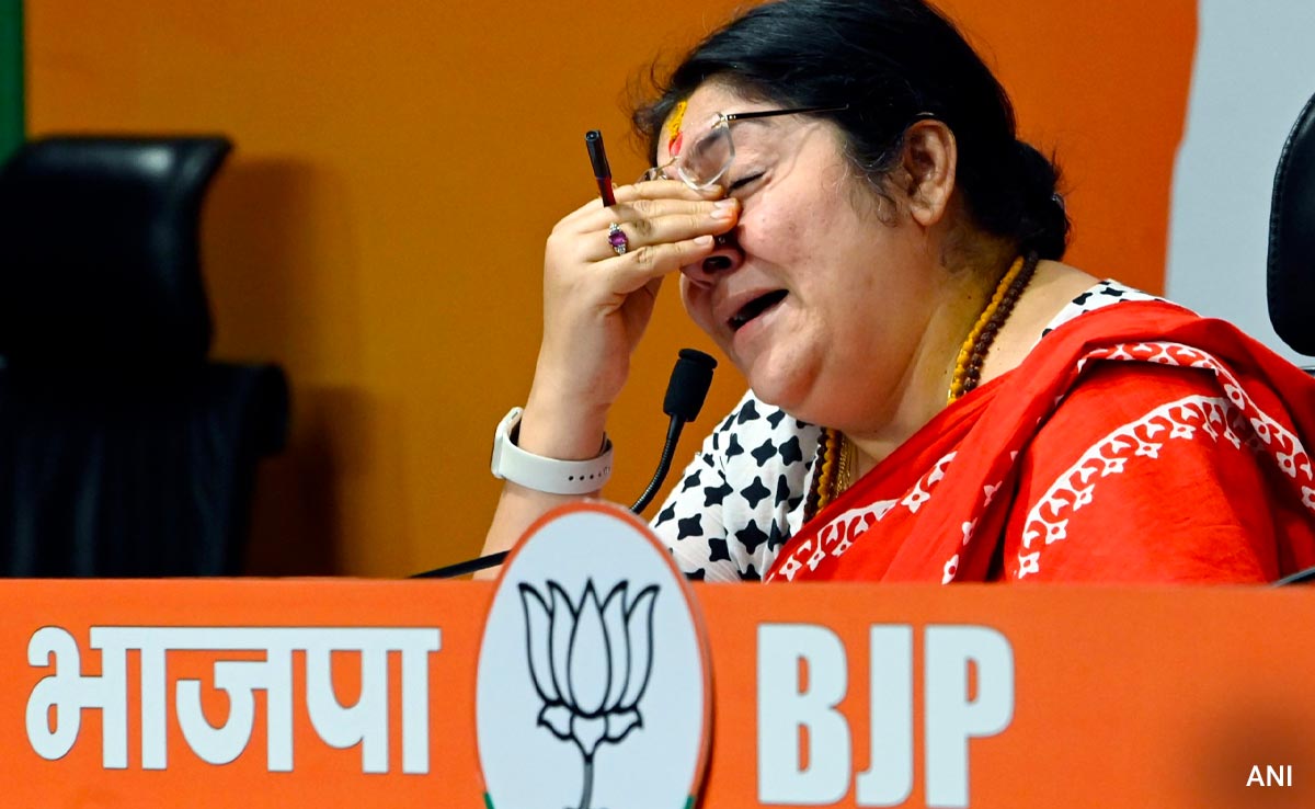 BJP MP Breaks Down While Spotlighting Crimes Against Women In Bengal