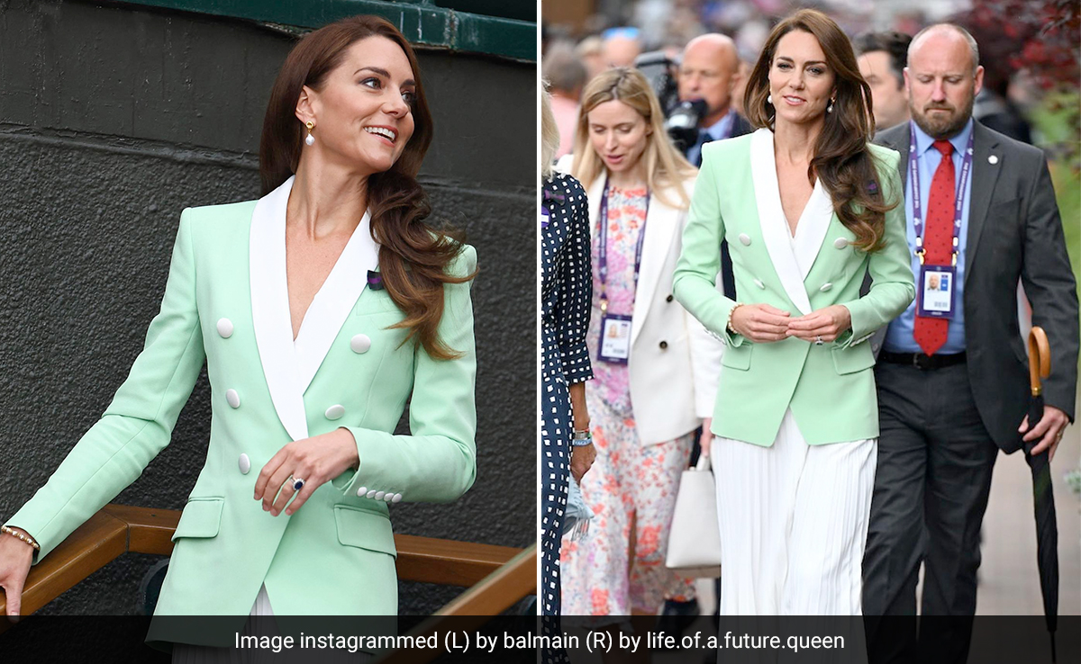 Kate Middleton Aced 80s Inspired Style Like A Dream In A ₹2 Lakh Balmain Blazer