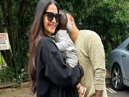 A Walk To Remember, Featuring Sonam Kapoor With Anand Ahuja And Son Vayu. Courtesy - Rhea Kapoor A Walk To Remember, Featuring Sonam Kapoor With Anand Ahuja And Son Vayu. Courtesy - Rhea Kapoor