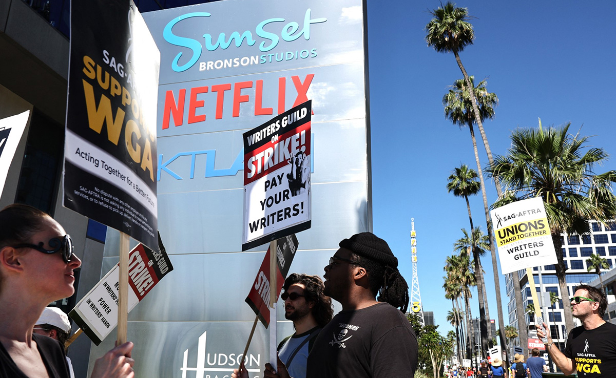 Hollywood Actors, Writers Go On Strike. Here's What It Means