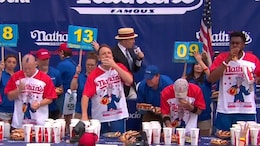 Man Wins Hot Dog Eating Contest For 16th Time. Guess How Many He Ate?