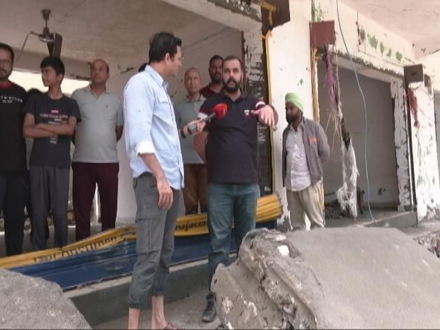 Rain Fury: Houses, Shops Near Riverfront In Himachal's Pandoh Damaged