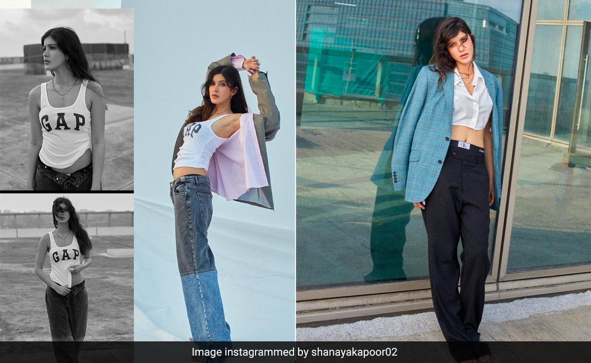 Sweet Jeans Are Made Of Shanaya Kapoor Posing In Her Denim Looks