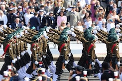 Watch: Indian Tri-Services Contingent Takes Part In Bastille Day Celebrations In Paris Watch: Indian Tri-Services Contingent Takes Part In Bastille Day Celebrations In Paris