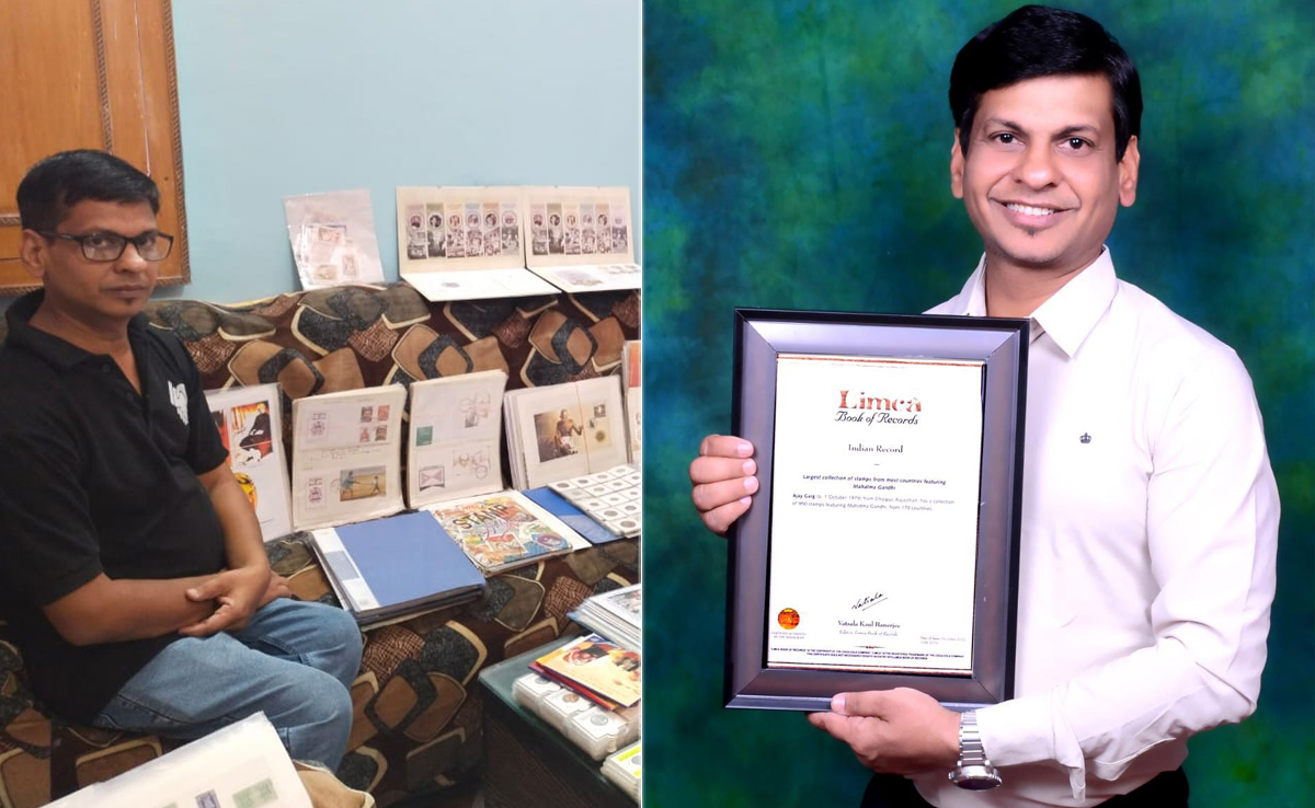 दिव्यांग अजय गर्ग के पास है डाक टिकटों और एंटीक आइटमों का अनोखा कलेक्शन, दर्ज है रिकॉर्ड