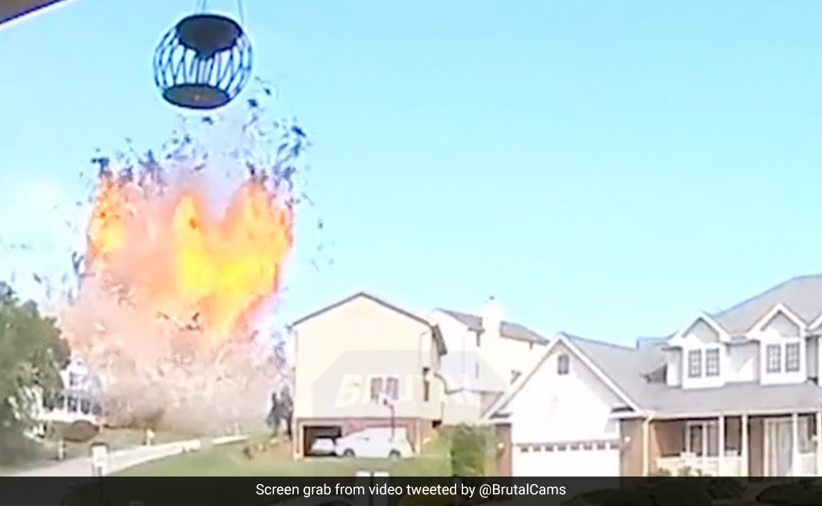 Video Shows Moment A House Exploded In US That Killed 5 And Injured 3