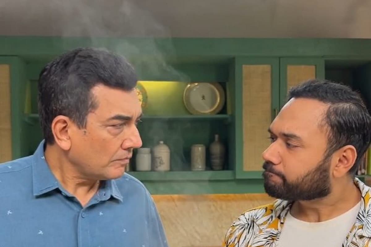 Inside the Quirky World of Chefs: A Hilarious Reel with Sanjeev Kapoor and Saransh Goila