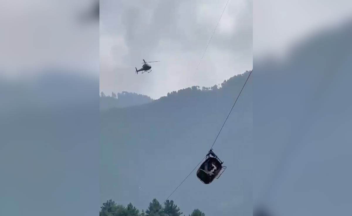 Video: All 8 Stuck In Pakistan Cable Car Stranded Mid-Air Rescued