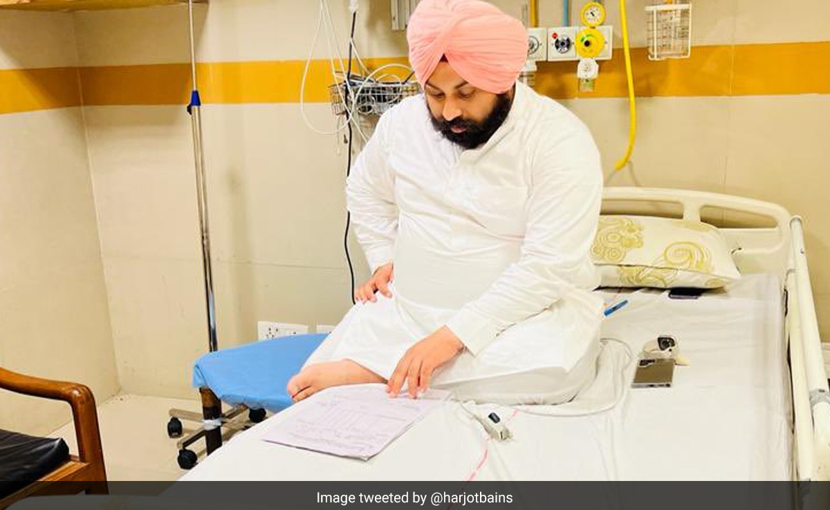 Punjab Minister Harjot Bains Bitten By Snake During Rescue Op In Flood-Hit Area