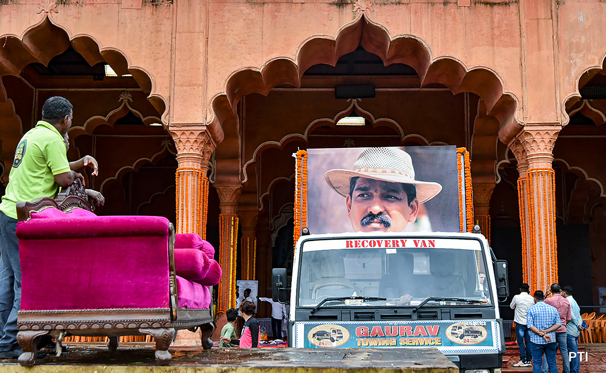 Art Director Nitin Desai Cremated At His Studio In Maharashtra