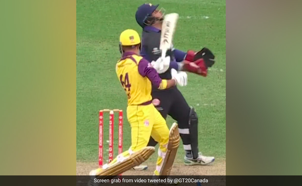 Watch: Singing Or Sledging? Pakistan Star Grabs Attention In Global T20 Canada With Unique Style