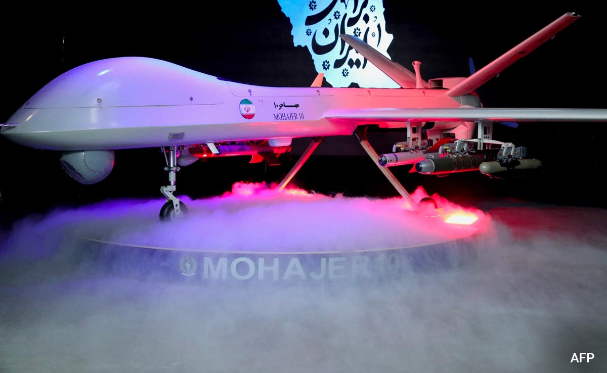 Iran Reveals New Drone As West Expands Sanctions Over Alleged Arms Sale